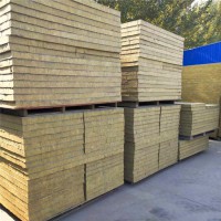 岩棉复合板厂家，砂浆复合岩棉板，防火隔离带