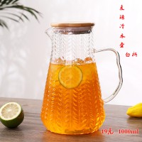 麦穗冷水壶 凉水壶  玻匠人十大名牌茶具