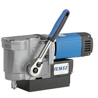 小型卧式磁力钻，管道钻孔选用钢板钻FE36S